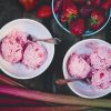 Rhubarb & Strawberry Frozen Yogurt