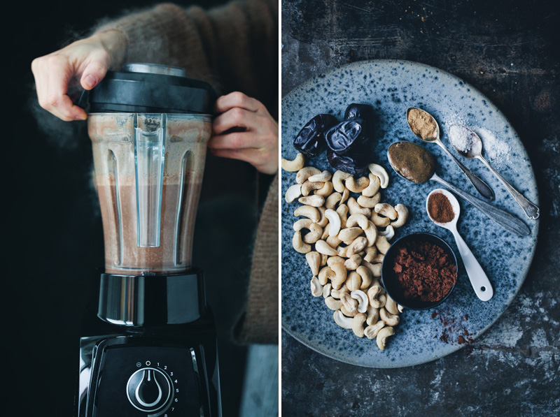 Hot Blender Chocolate + Vitamix — Kitchen
