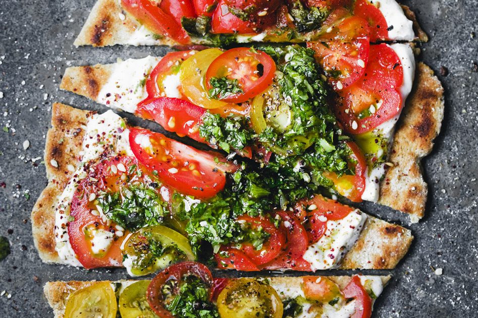 Vegetable flatbreads + video — Green Kitchen Stories